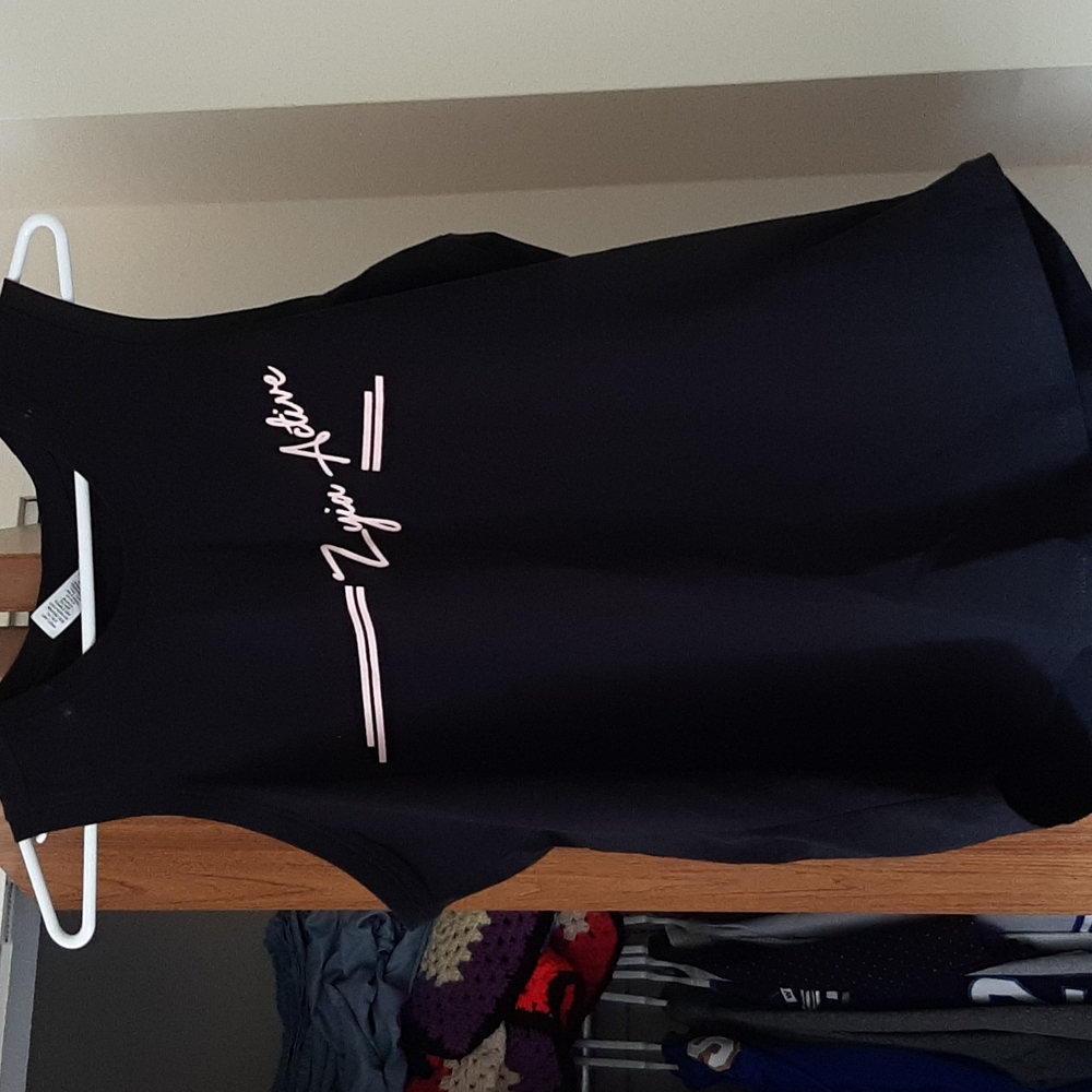 ZYIA Black South Beach Tank NWT